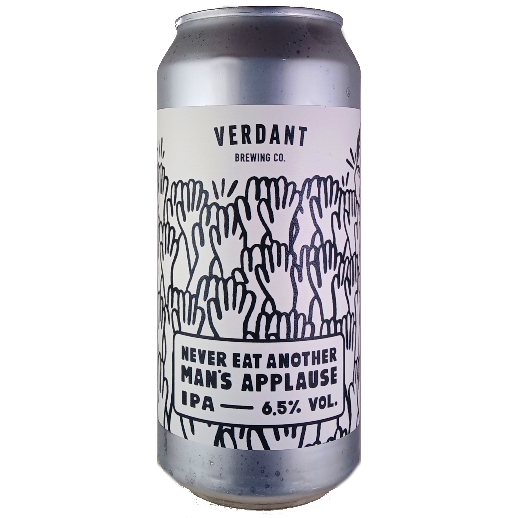 Verdant Never Eat Another Man's Applause beer Label Full Size