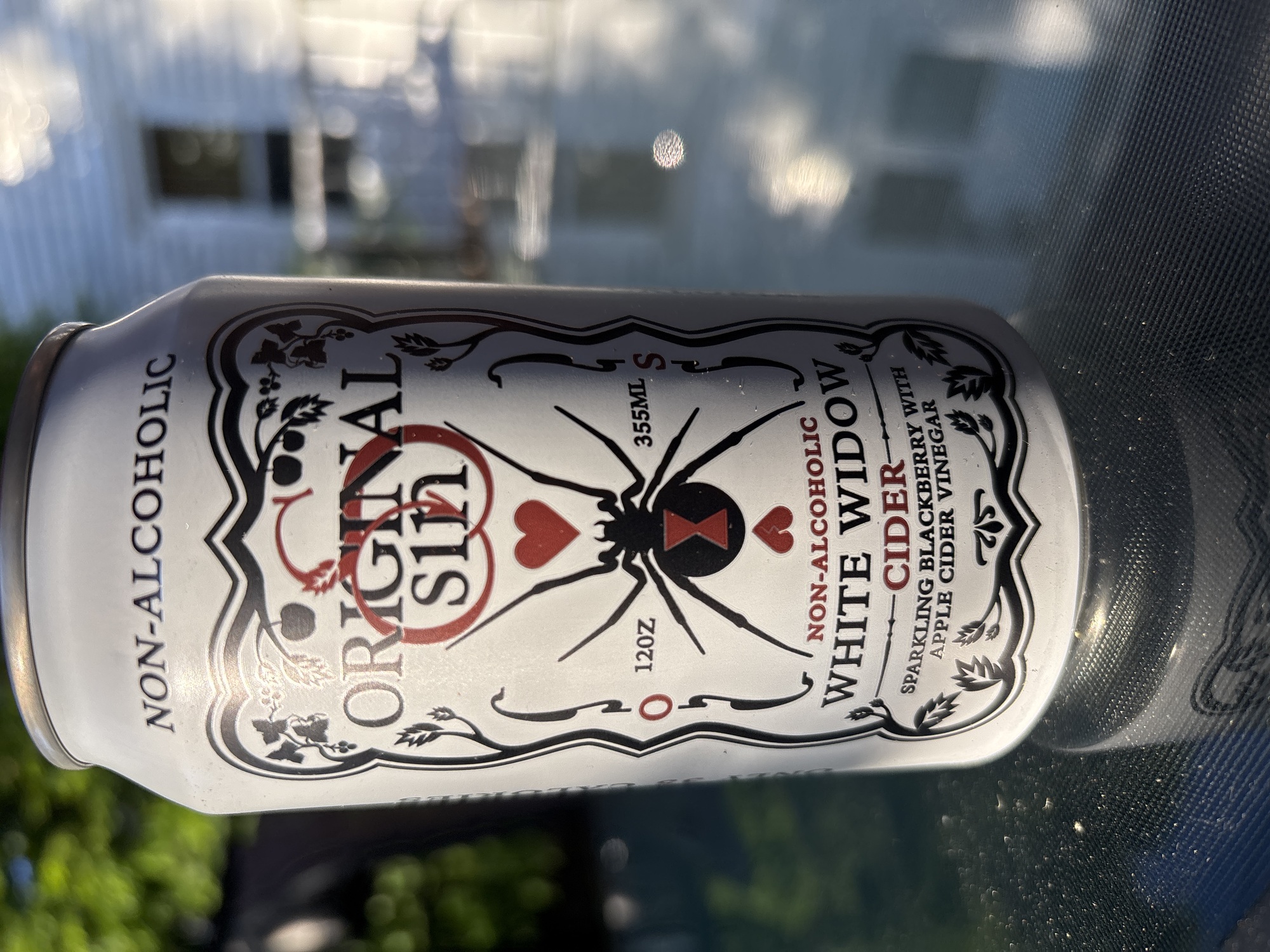 Original Sin White widow N/A cider beer Label Full Size