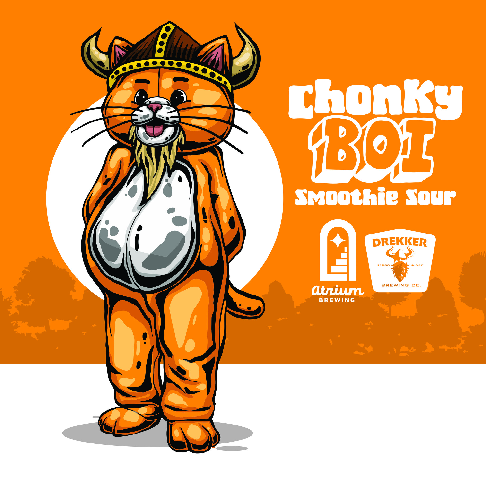 Atrium Chonky Boi beer Label Full Size