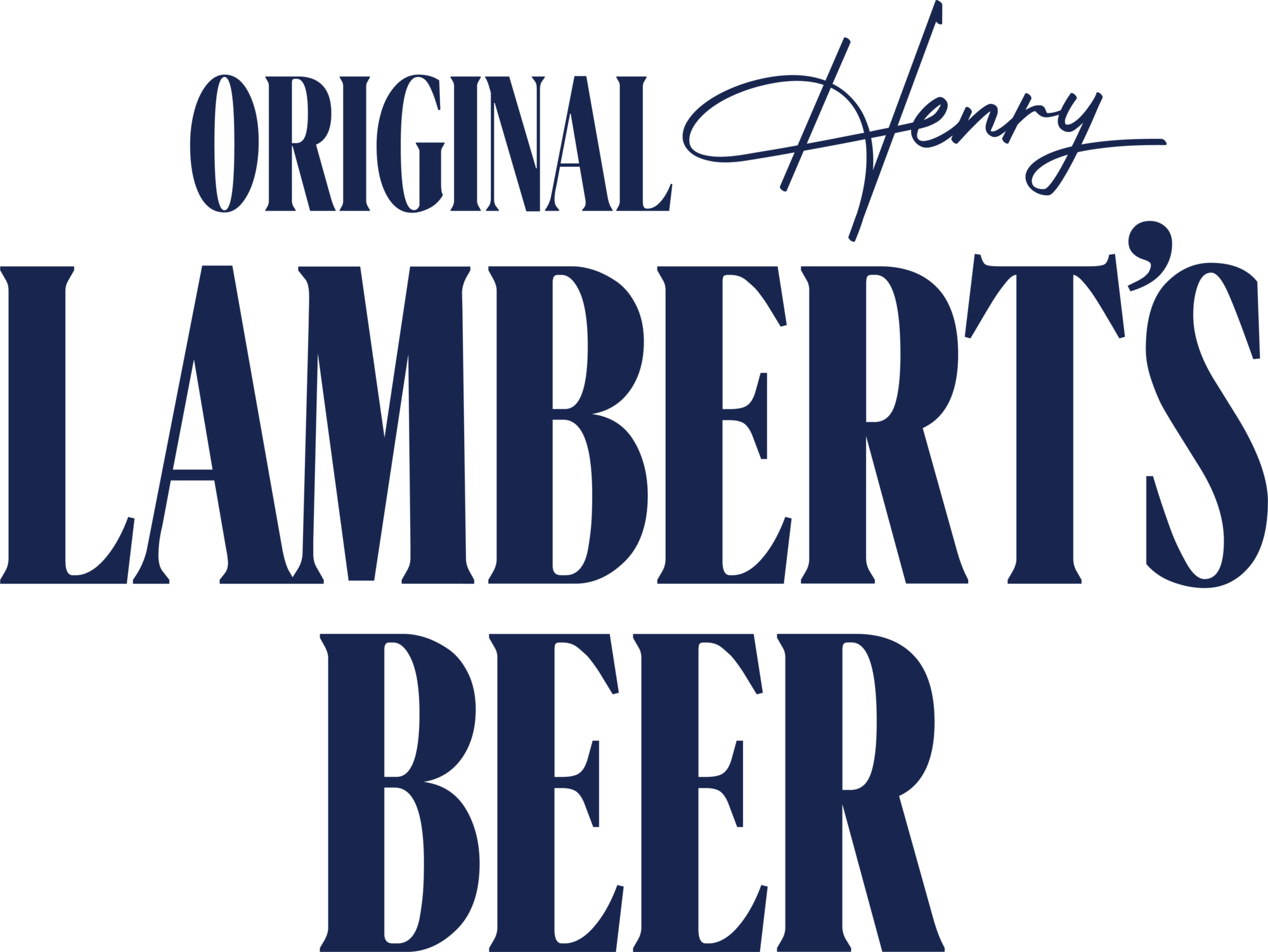 Lambert's Mid-Strength Lager beer Label Full Size