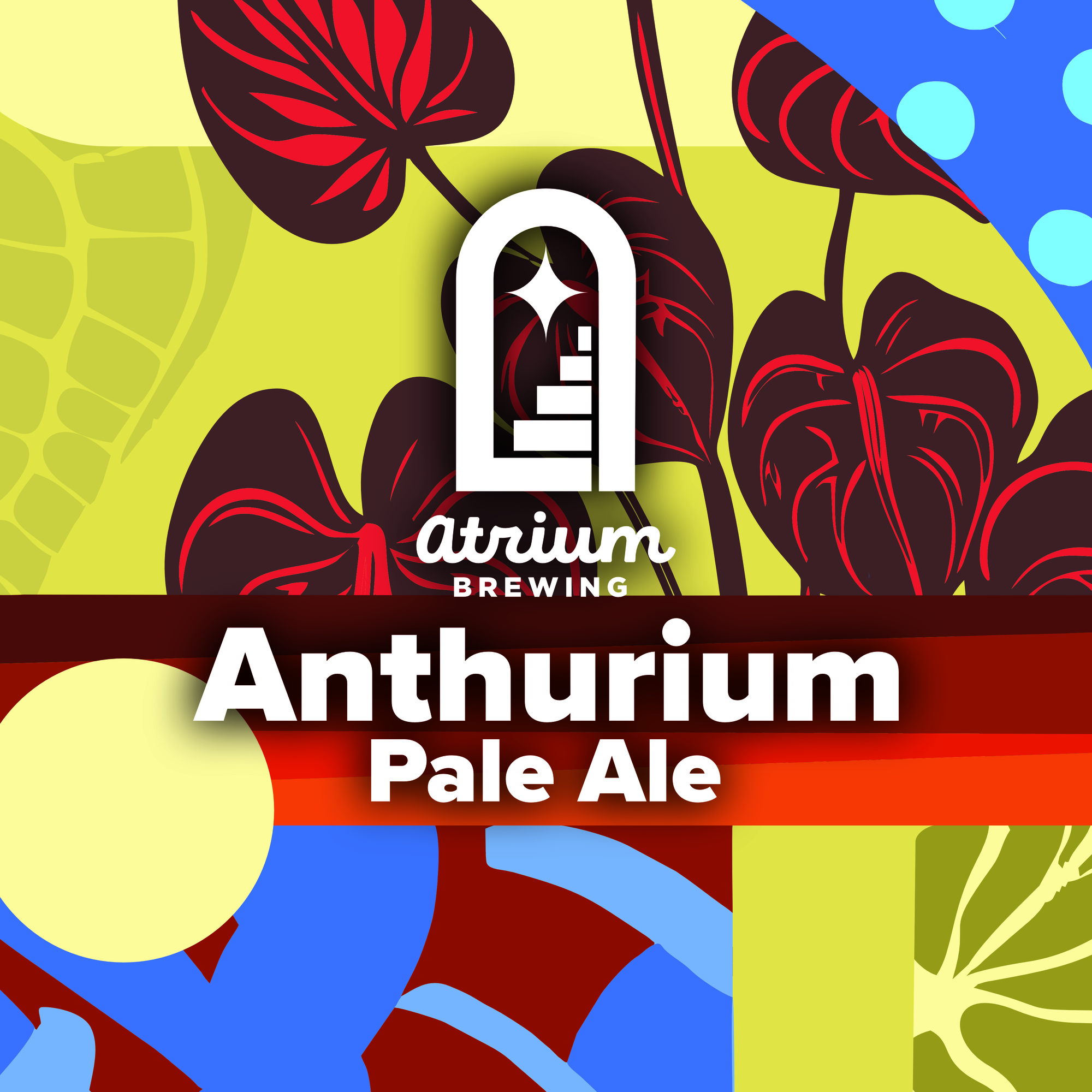 Atrium Anthurium beer Label Full Size