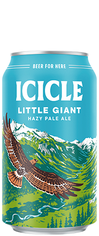 Icicle Little Giant Hazy Pale Ale beer Label Full Size