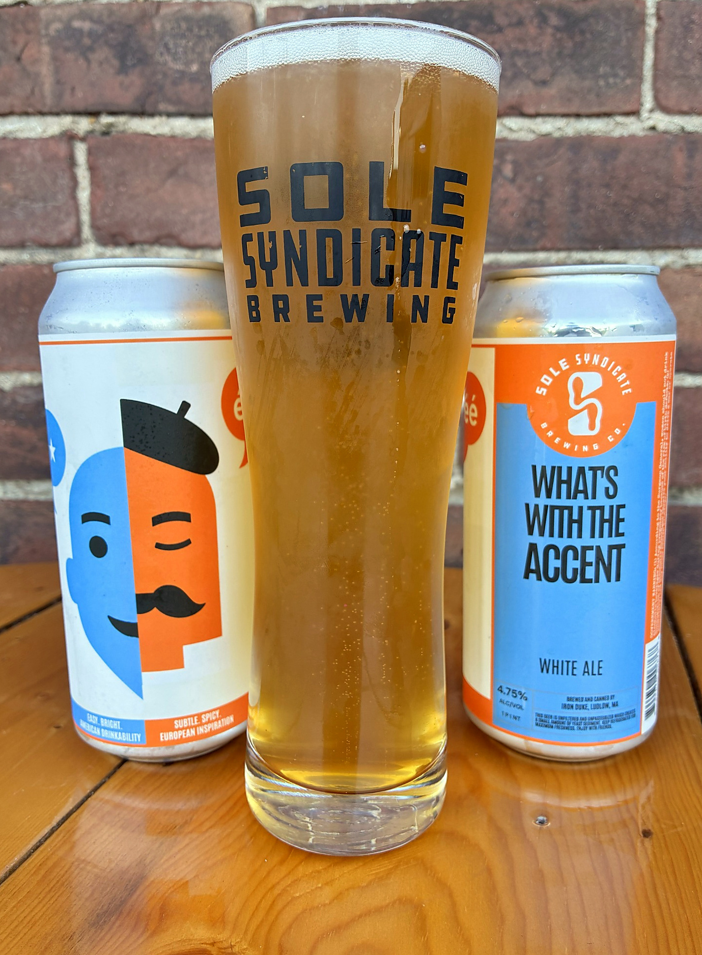Sole Syndicate Whats With The Accent beer Label Full Size