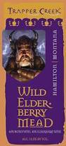 Hidden Legend Wild Elderberry beer Label Full Size