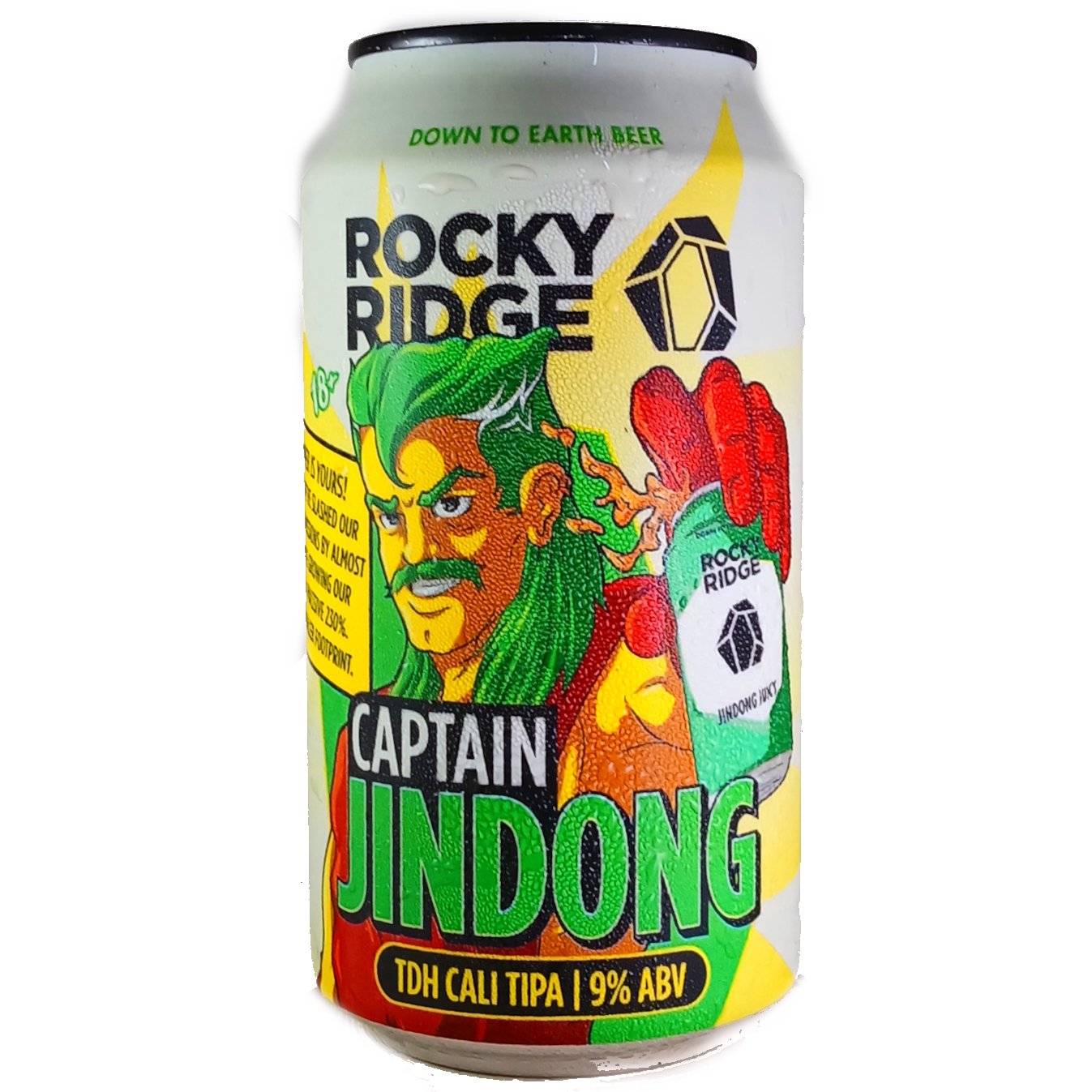 Rocky Ridge Captain Jindong V2 beer Label Full Size