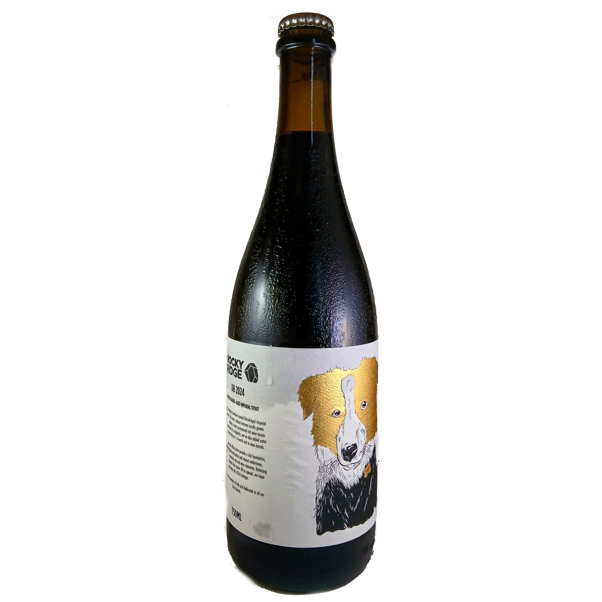 Rocky Ridge DB 2024 Shiraz Barrel Aged beer Label Full Size