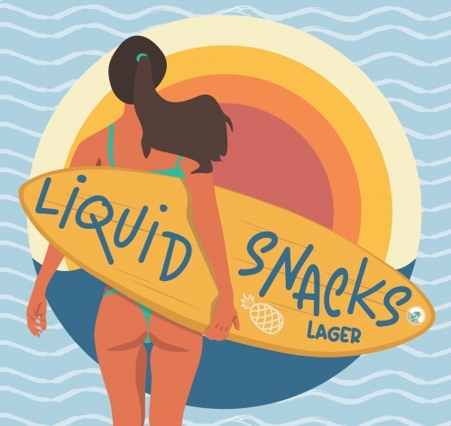 Pleasure House Liquid Snacks beer Label Full Size