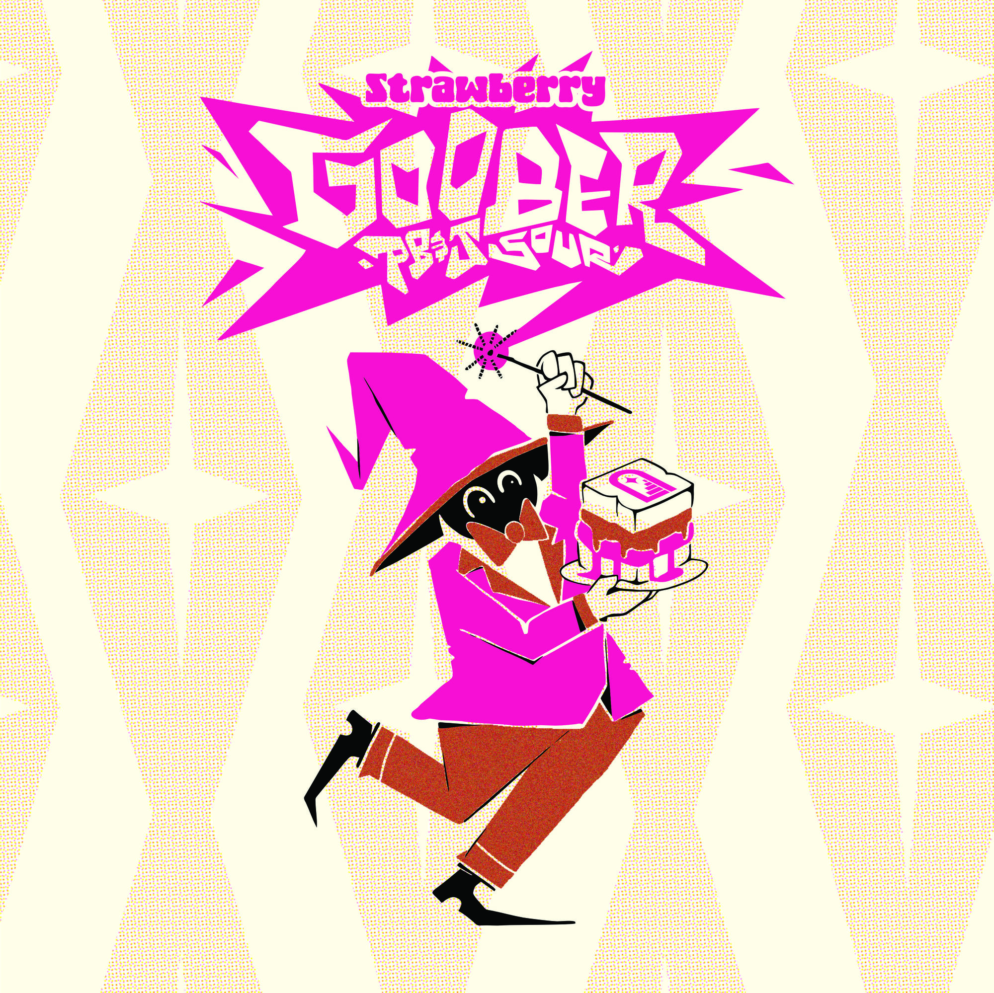 Atrium Strawberry Goober beer Label Full Size