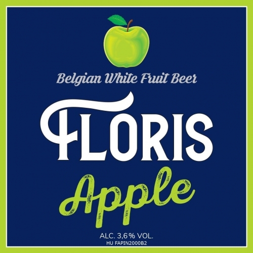 Delirium Floris Apple beer Label Full Size