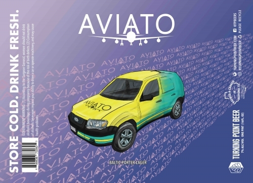 Turning Point Aviato beer Label Full Size