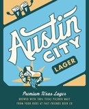 Fast Friends Austin City Lager beer