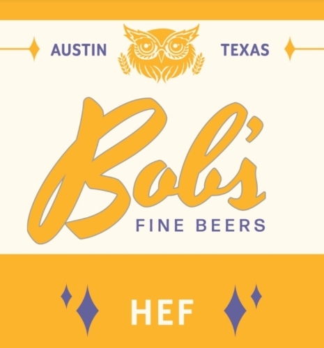 Blue Owl Bob's Hef beer Label Full Size