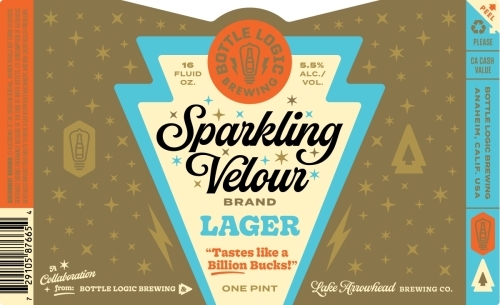 Bottle Logic Sparkling Velour beer Label Full Size