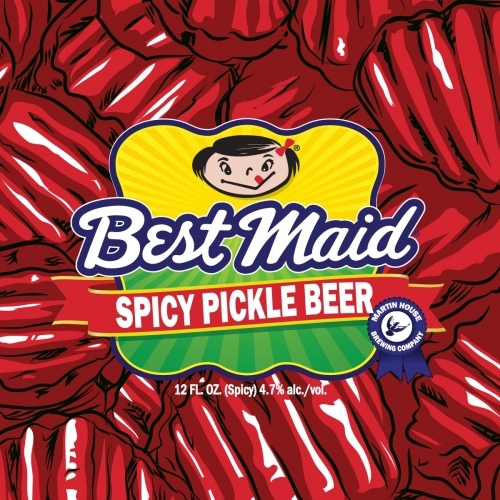 Martin House Best Made Spicy Pickle Beer beer Label Full Size