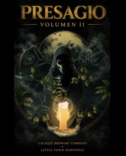 Cacique Presagio Vol II beer Label Full Size
