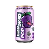 Crooked Pop Blackberry Hard Soda beer