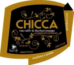 Birrificio Pausa Cafe Chicca beer Label Full Size