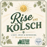 Cedar Glade Rise And Kölsch beer