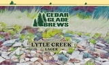 Cedar Glade Lytle Creek Lager beer