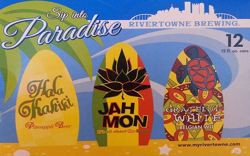 Rivertowne Paradise Variety Pack beer Label Full Size