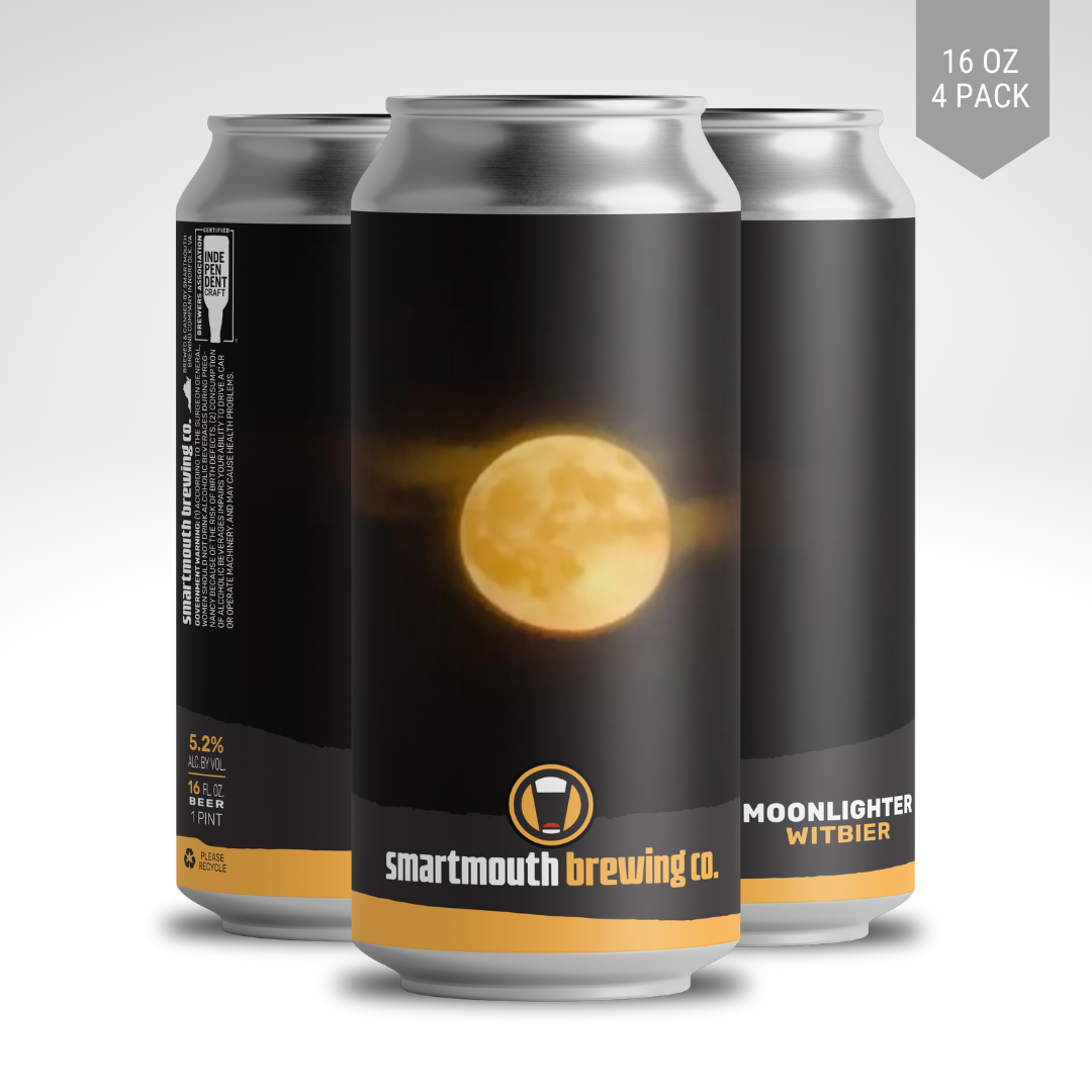 Smartmouth Mooonlighter beer Label Full Size