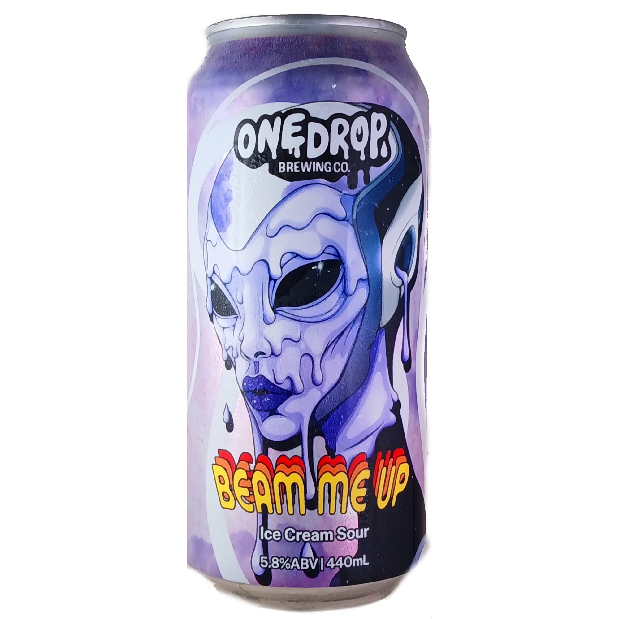 One Drop Beam Me Up beer Label Full Size