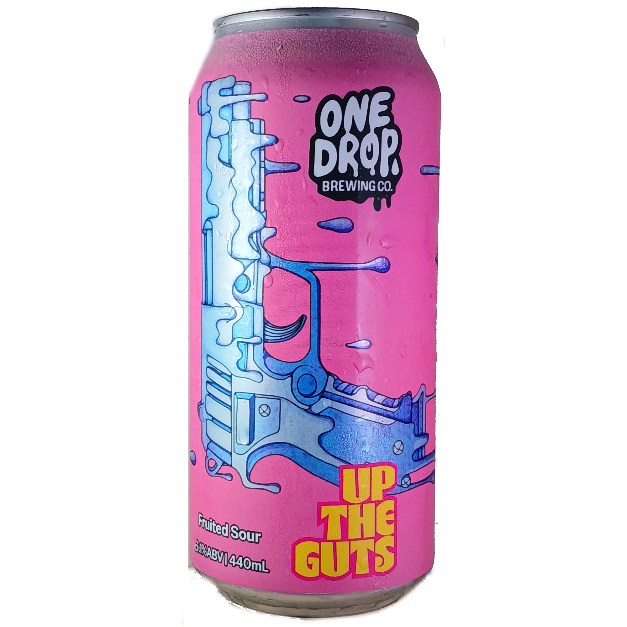 One Drop Up The Guts beer Label Full Size