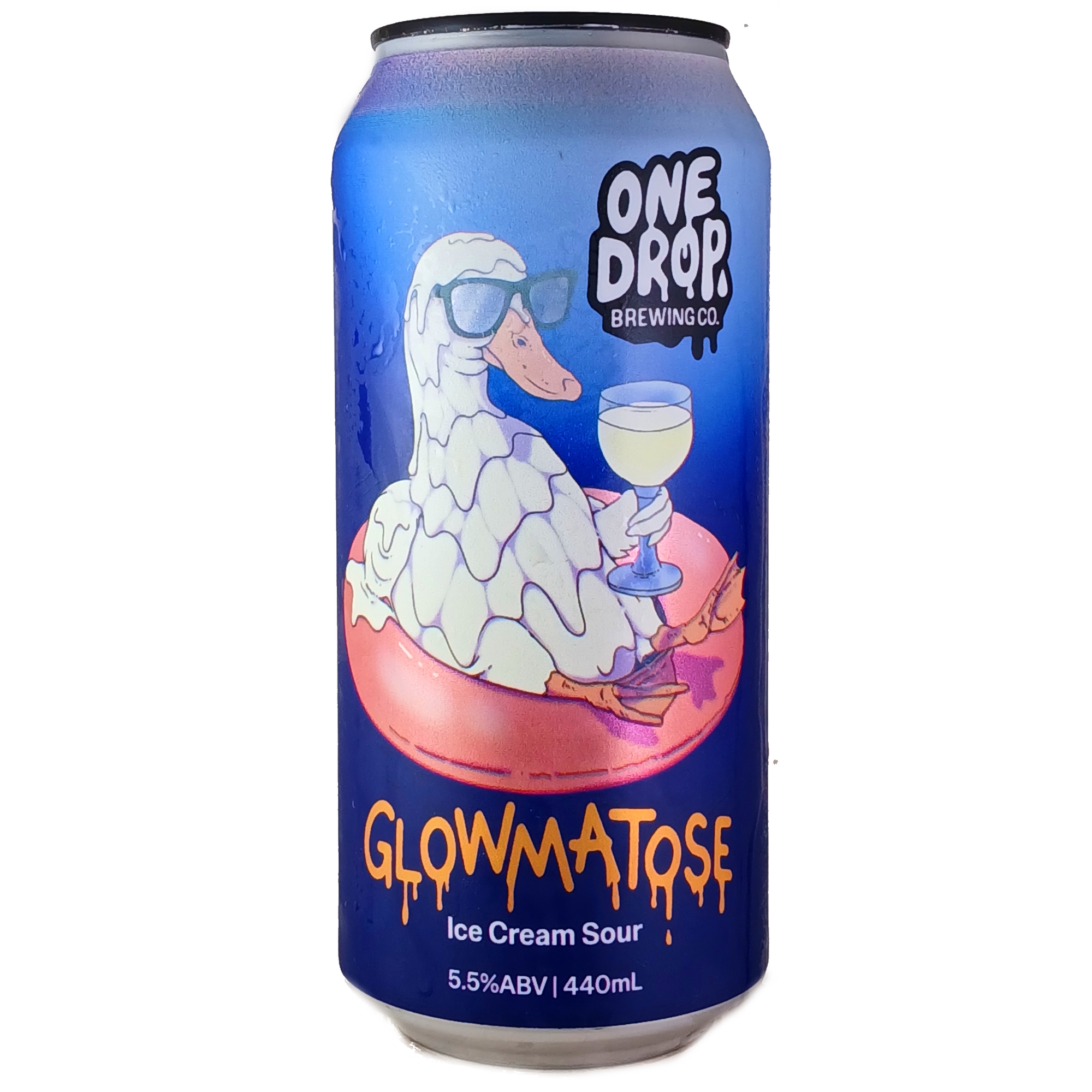 One Drop Glowmatose beer Label Full Size