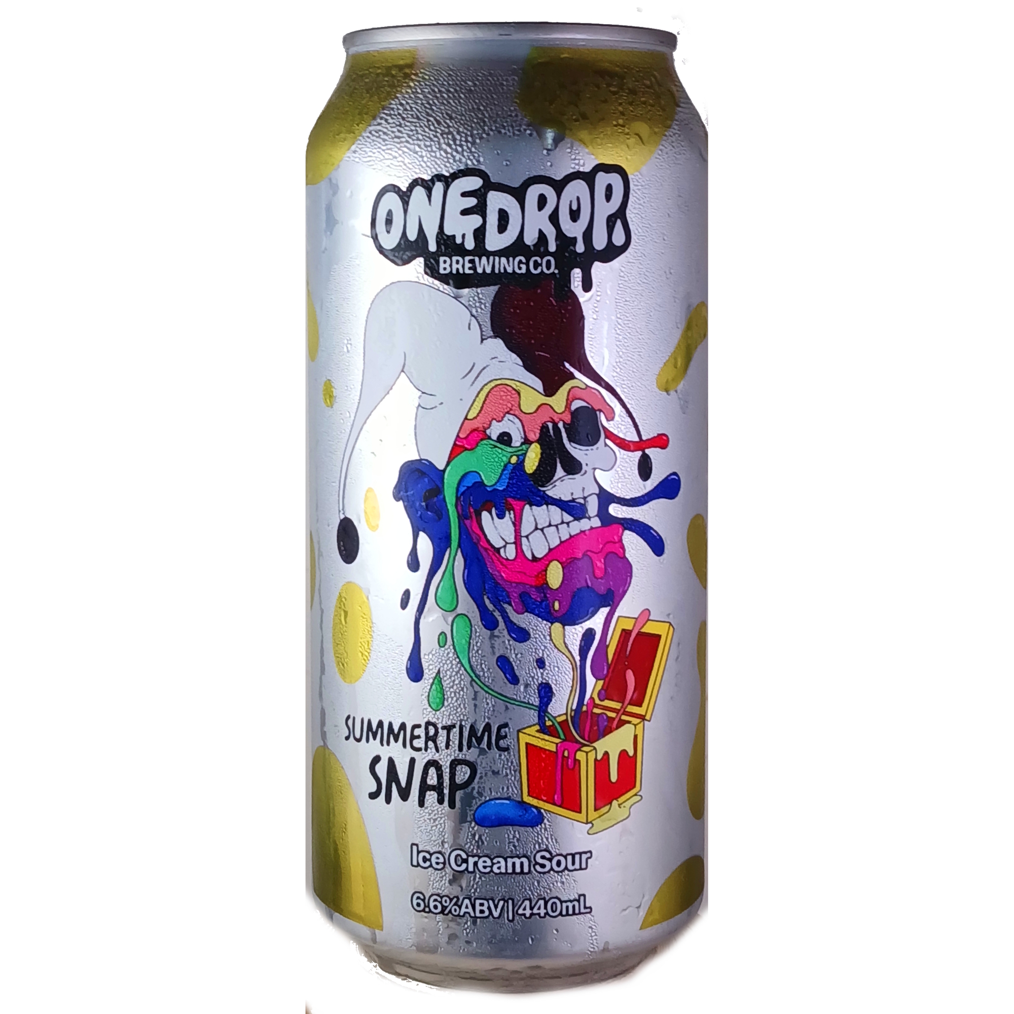 One Drop + Arpus Summer Time Snap beer Label Full Size