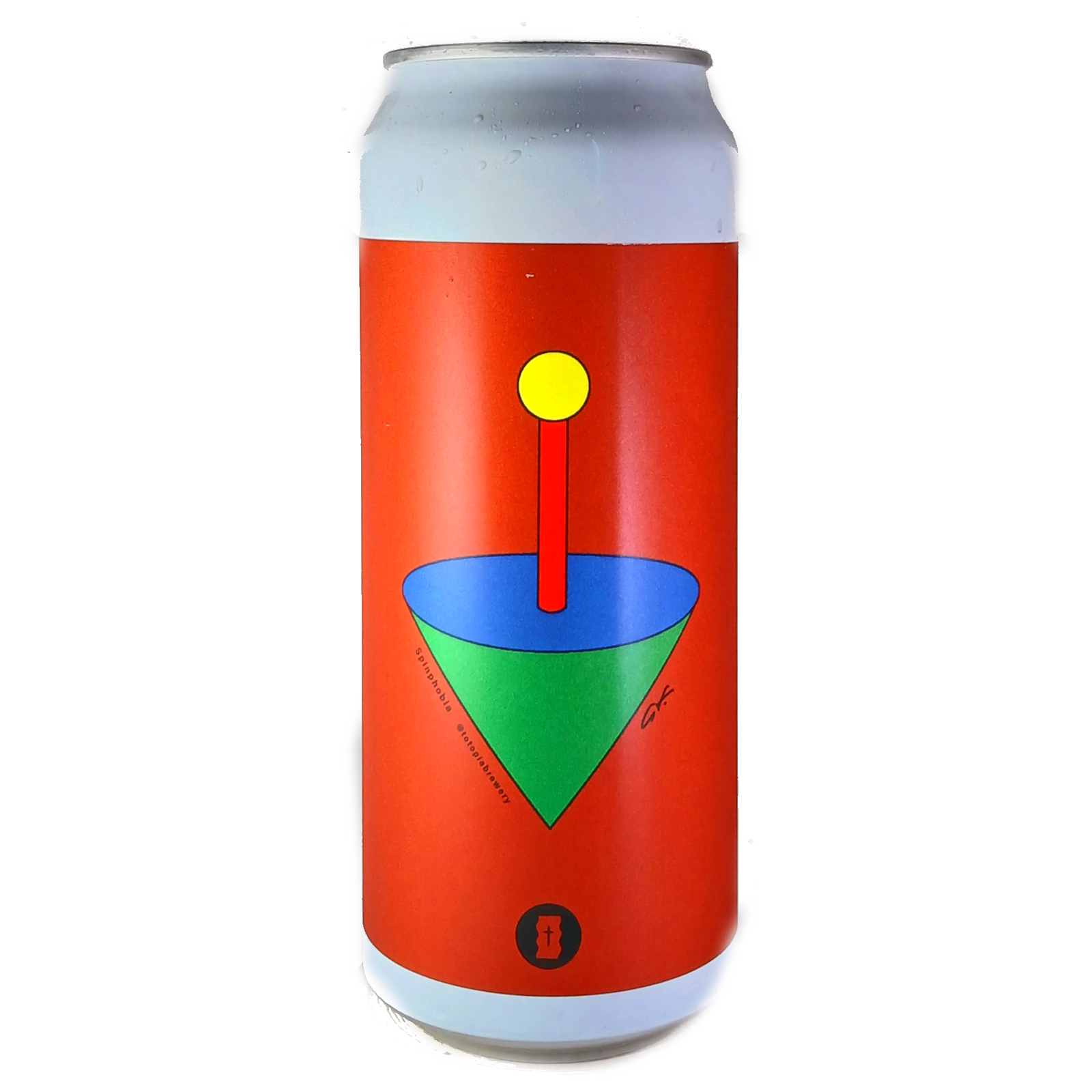 Totopia Spinphobia beer Label Full Size