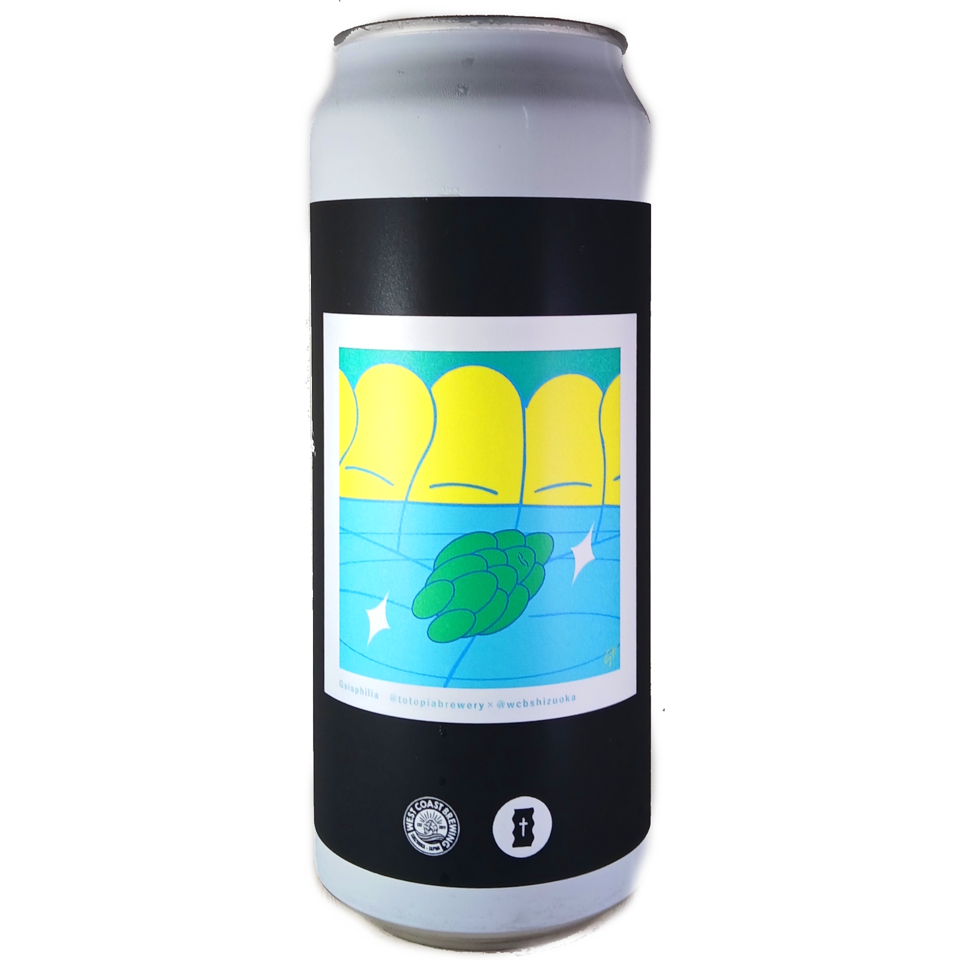 Totopia + WCB Gaiaphilia beer Label Full Size