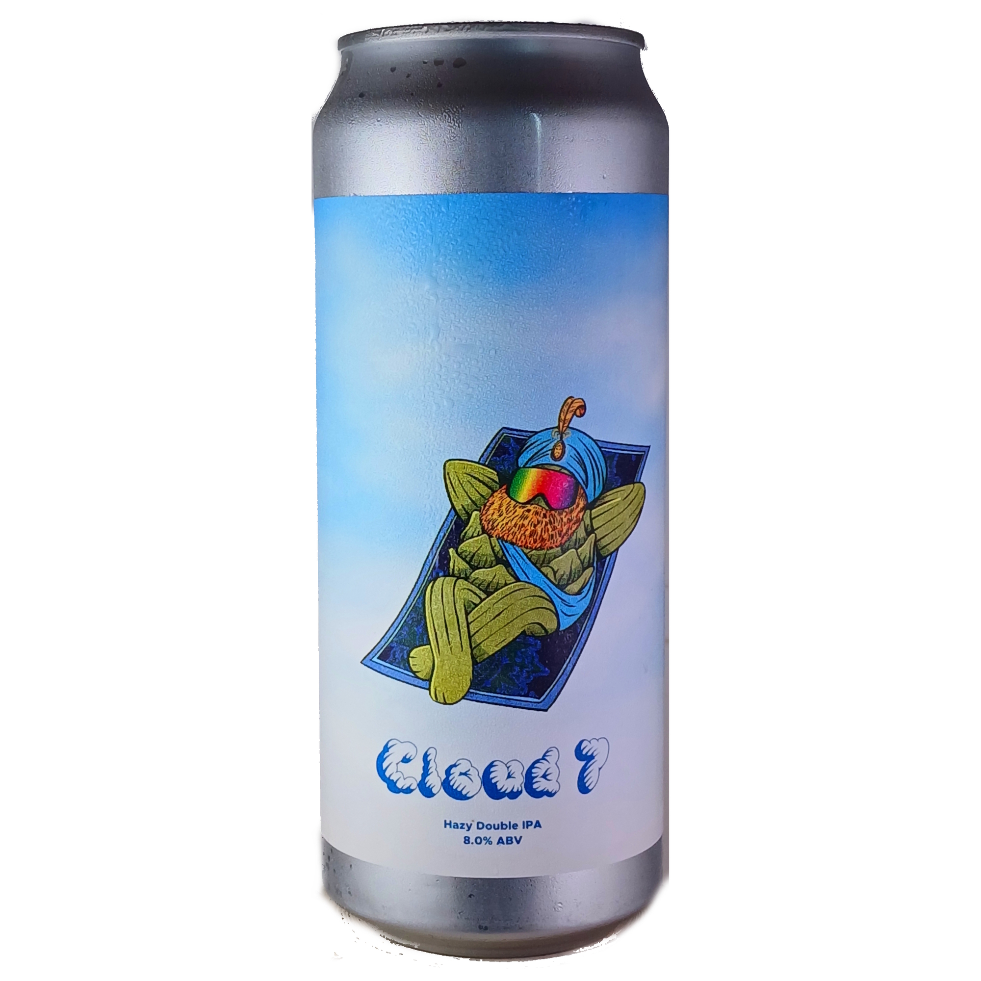 WCB Cloud 7 beer Label Full Size