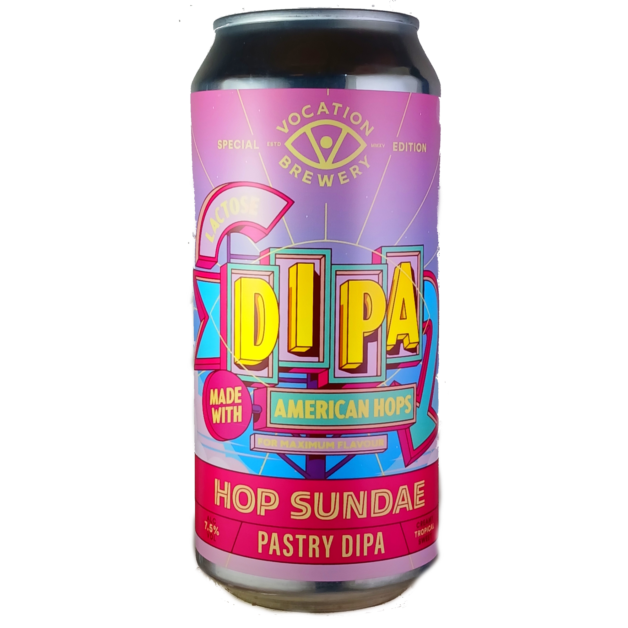 Vocation Hop Sundae beer Label Full Size
