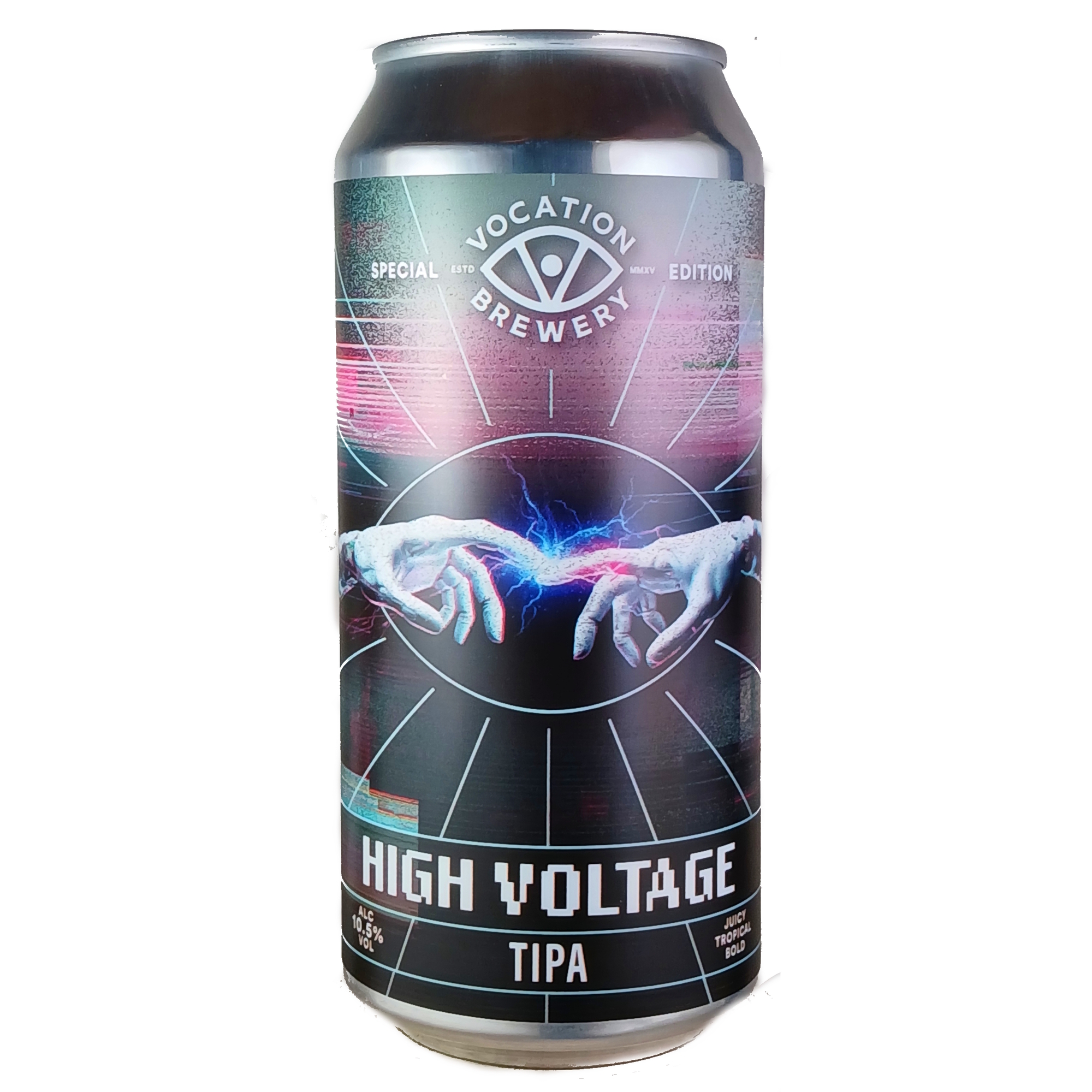 Vocation High Voltage beer Label Full Size