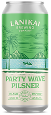 Lanikai Party Wave Pilsner beer Label Full Size