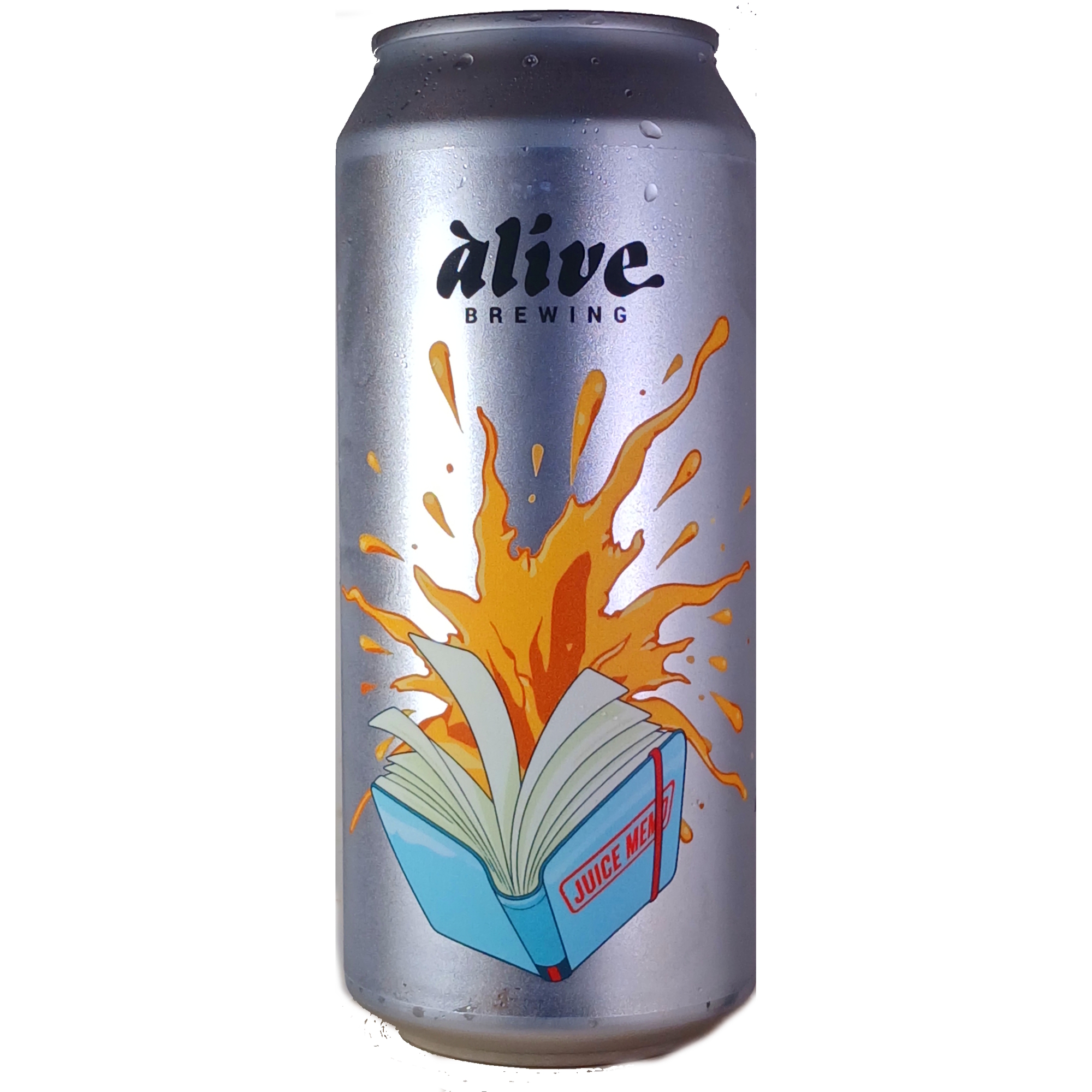 Alive Brewing Juice Memo beer Label Full Size