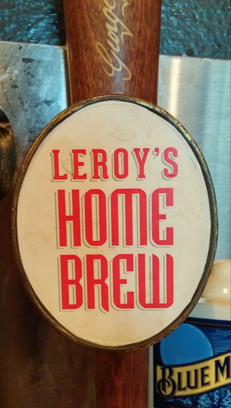 Leroy's Home Brew beer Label Full Size