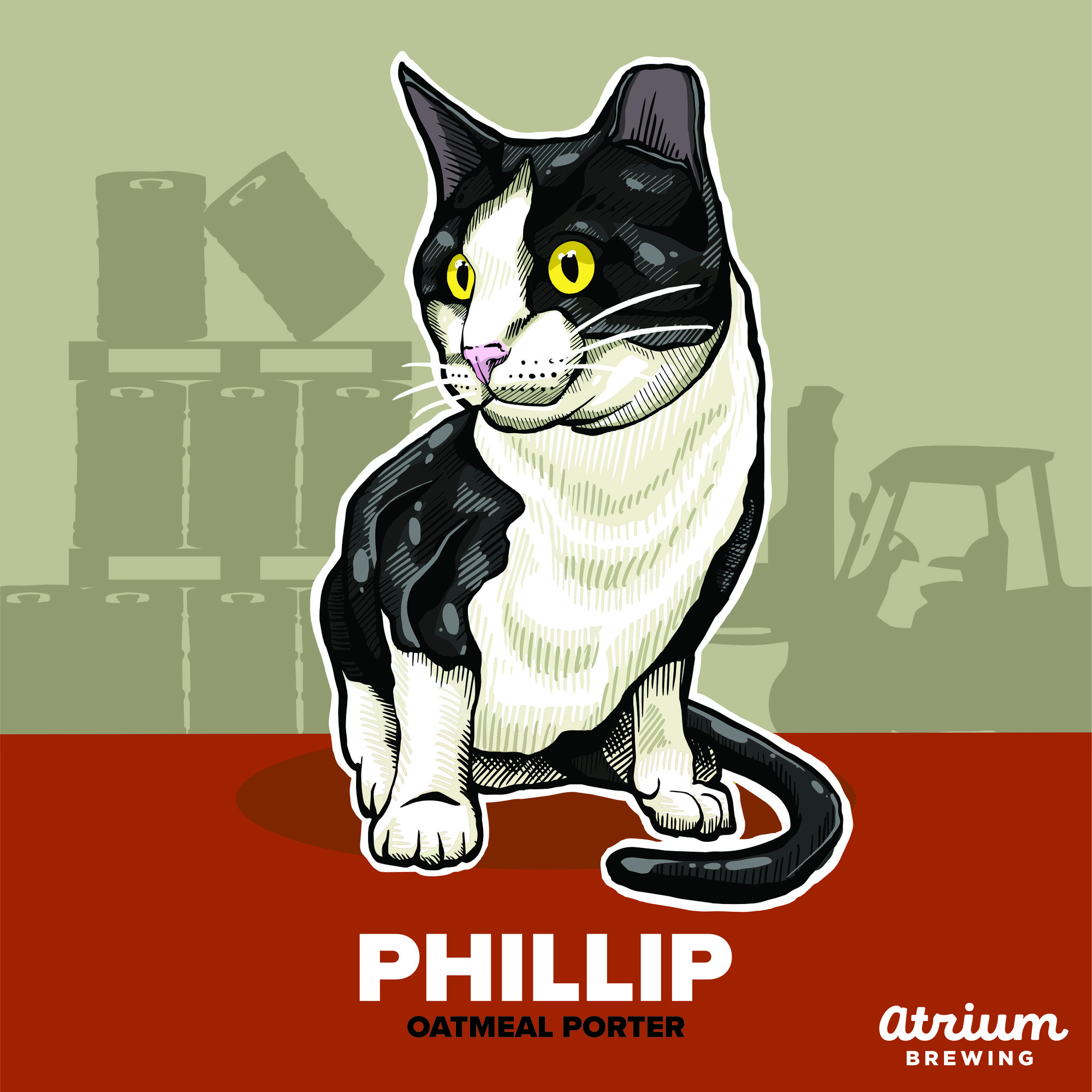 Atrium Phillip beer Label Full Size