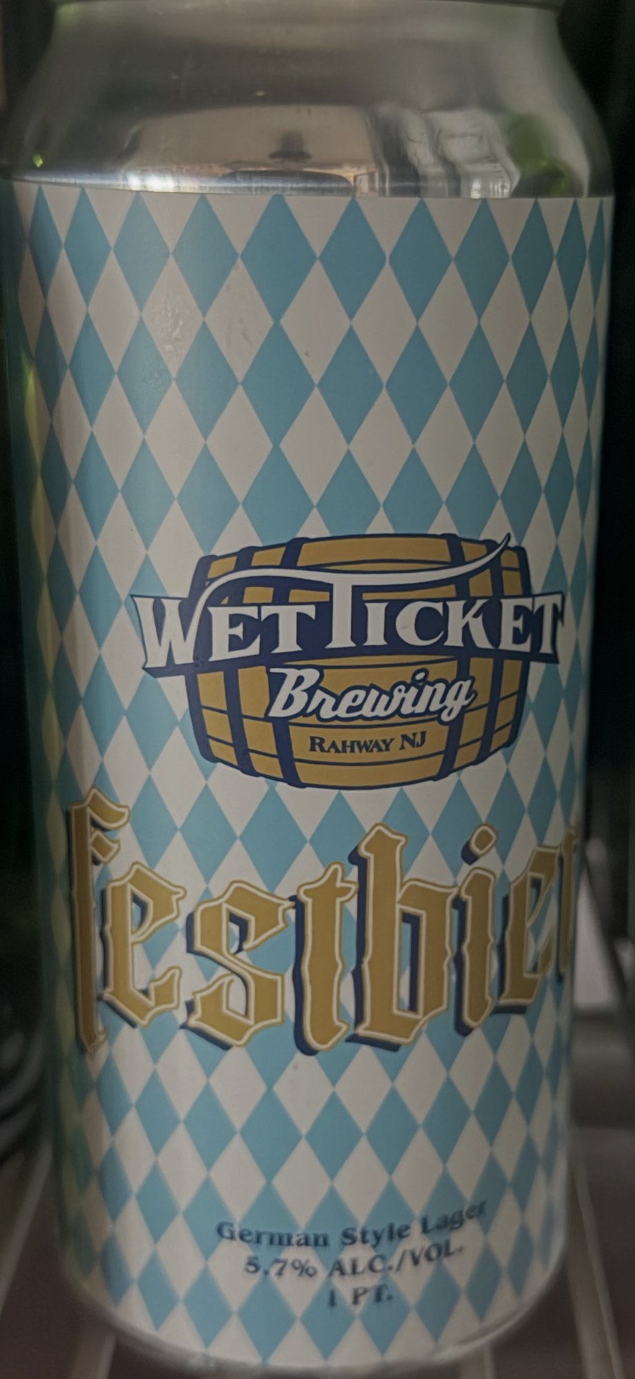 Wet Ticket Festbier beer Label Full Size