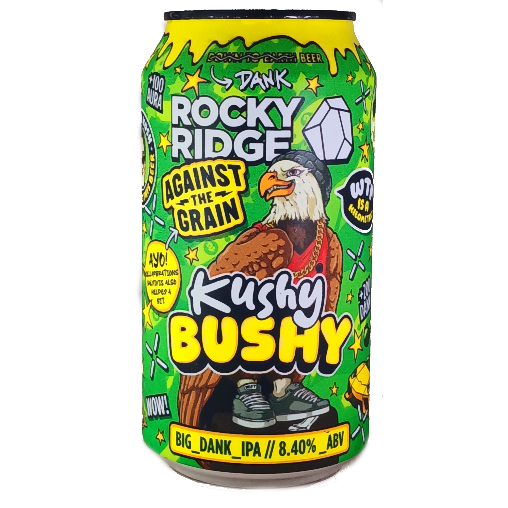 Rocky Ridge Kushy Bushy beer Label Full Size