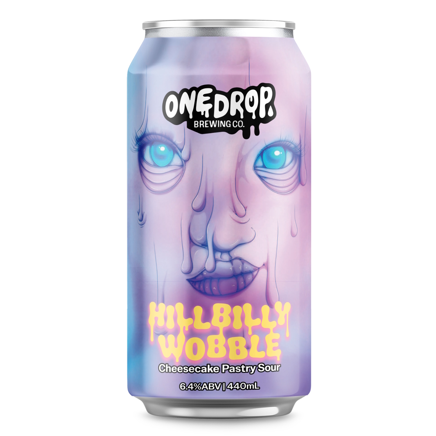 One Drop Hillbilly Wobble Cheesecake beer Label Full Size