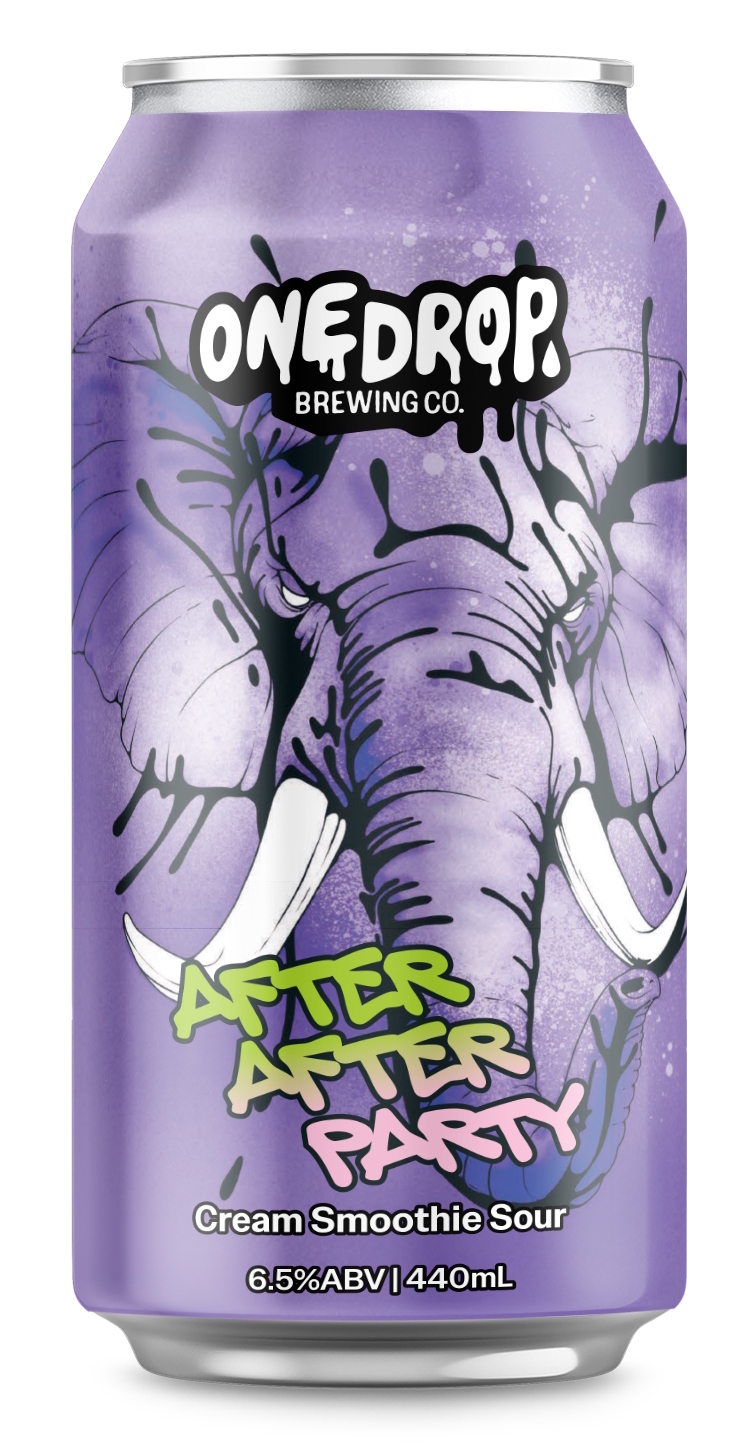 One Drop After After Party beer Label Full Size