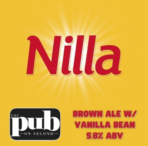 The Pub on Second Nilla beer Label Full Size