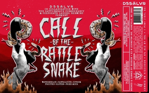 DSSOLVR Call Of The Rattlesnake beer Label Full Size