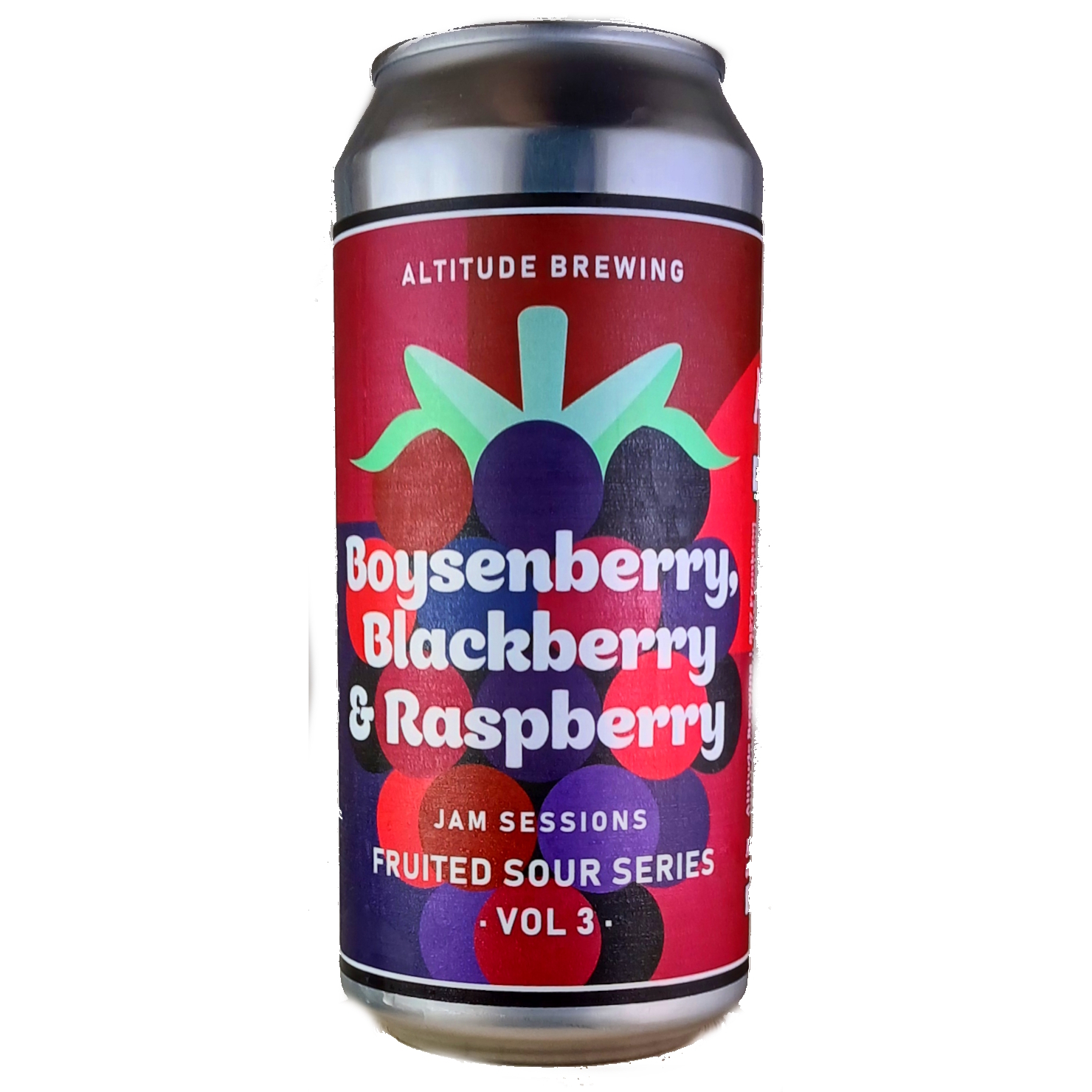 Attitude Jam Sessions: Vol.3 Boysenberry Blackberry And Raspberry beer Label Full Size