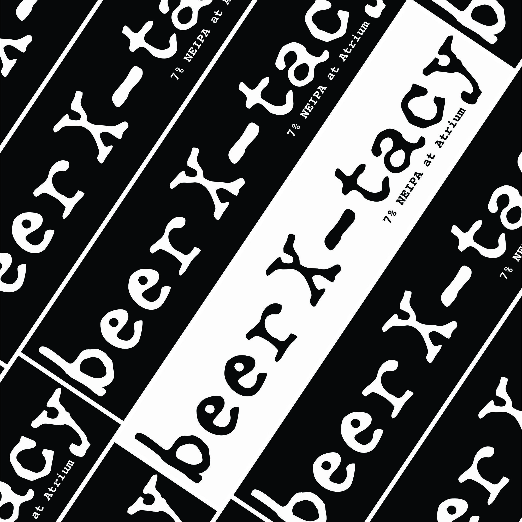 Atrium Beer X Tacy beer Label Full Size