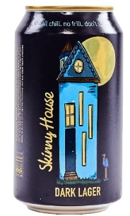 Skinny House Dark Lager beer Label Full Size