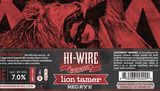 Hi-Wire Lion Tamer Red Rye beer