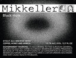 Mikkeller Black Hole 2013 beer Label Full Size