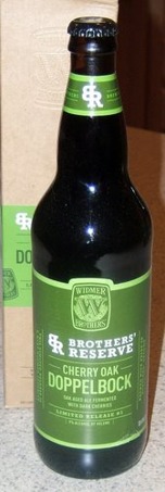 Widmer Brothers Cherry Oak Doppelbock beer Label Full Size